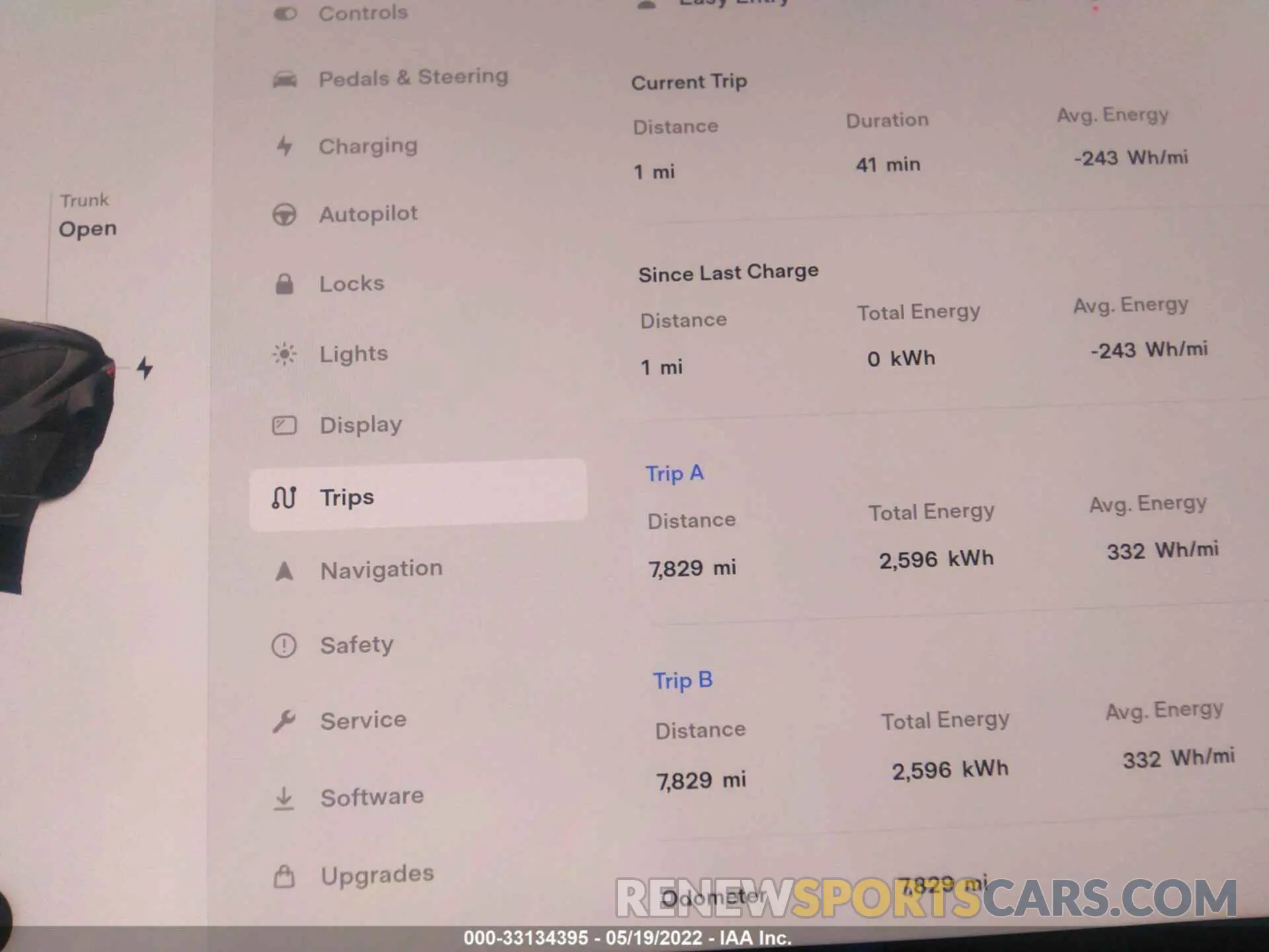 7 fotografías del automóvil dañado 5YJ3E1EC5NF113300 TESLA MODEL 3 2022