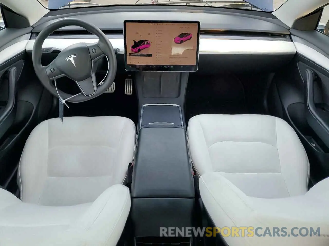 8 fotografías del automóvil dañado 5YJ3E1EC5NF159709 TESLA MODEL 3 2022