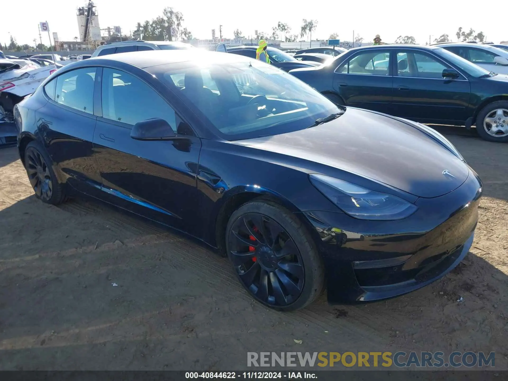 1 fotografías del automóvil dañado 5YJ3E1EC5NF261155 TESLA MODEL 3 2022