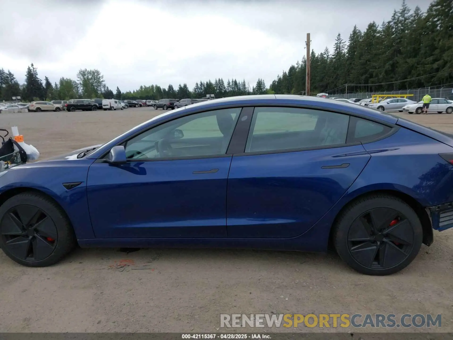 15 fotografías del automóvil dañado 5YJ3E1EC5NF356461 TESLA MODEL 3 2022