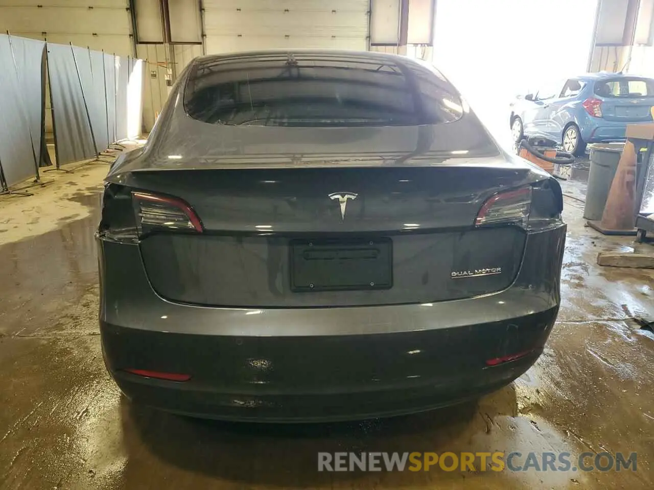 6 fotografías del automóvil dañado 5YJ3E1EC6NF107912 TESLA MODEL 3 2022