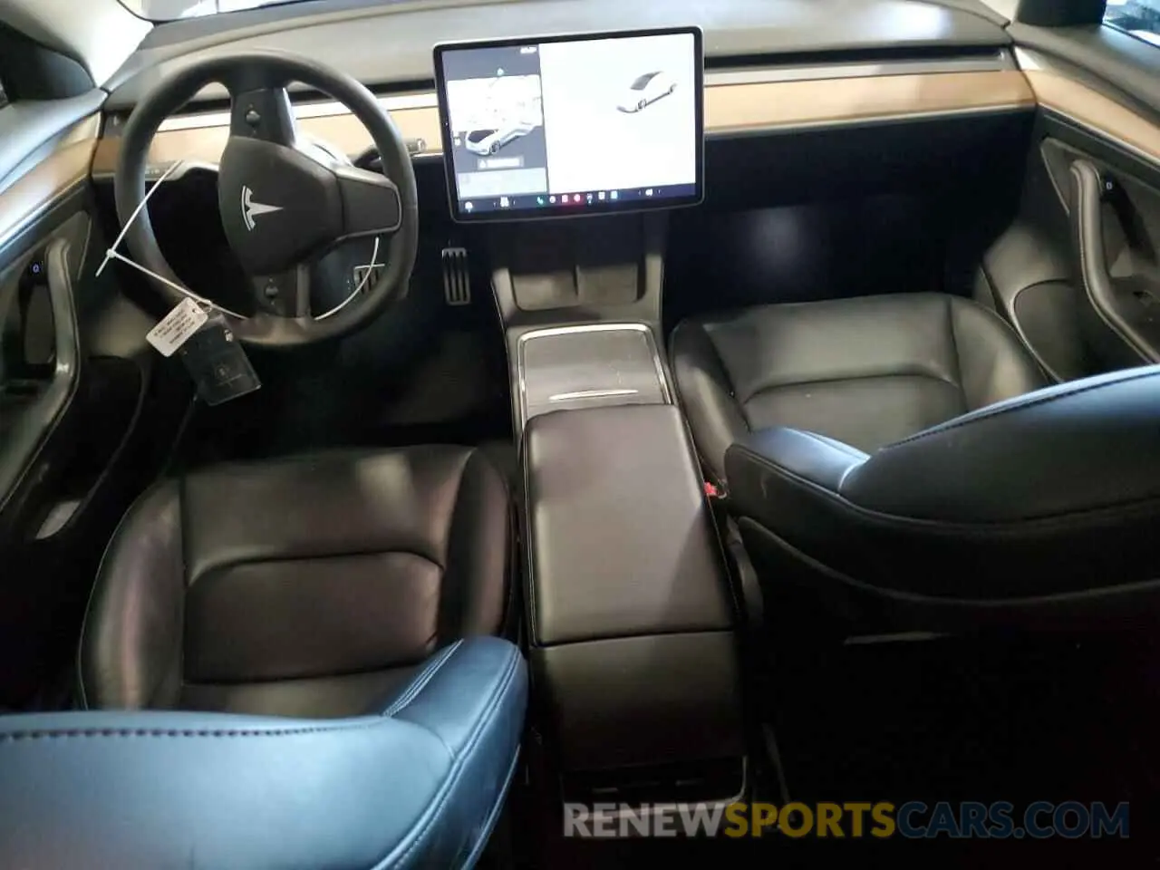 8 fotografías del automóvil dañado 5YJ3E1EC6NF107912 TESLA MODEL 3 2022