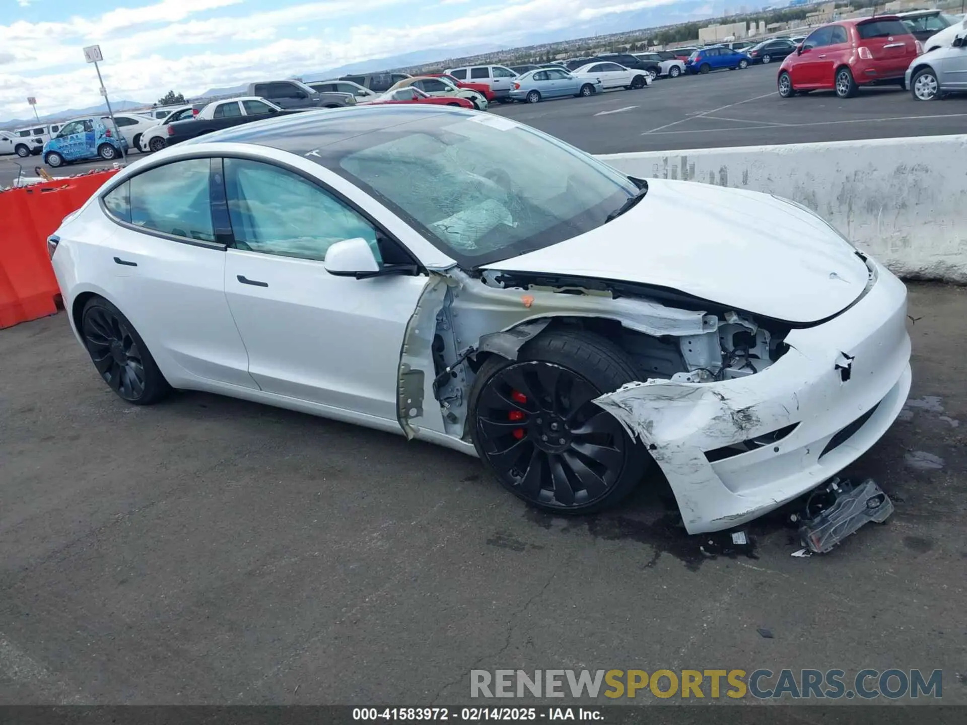 1 fotografías del automóvil dañado 5YJ3E1EC6NF111958 TESLA MODEL 3 2022
