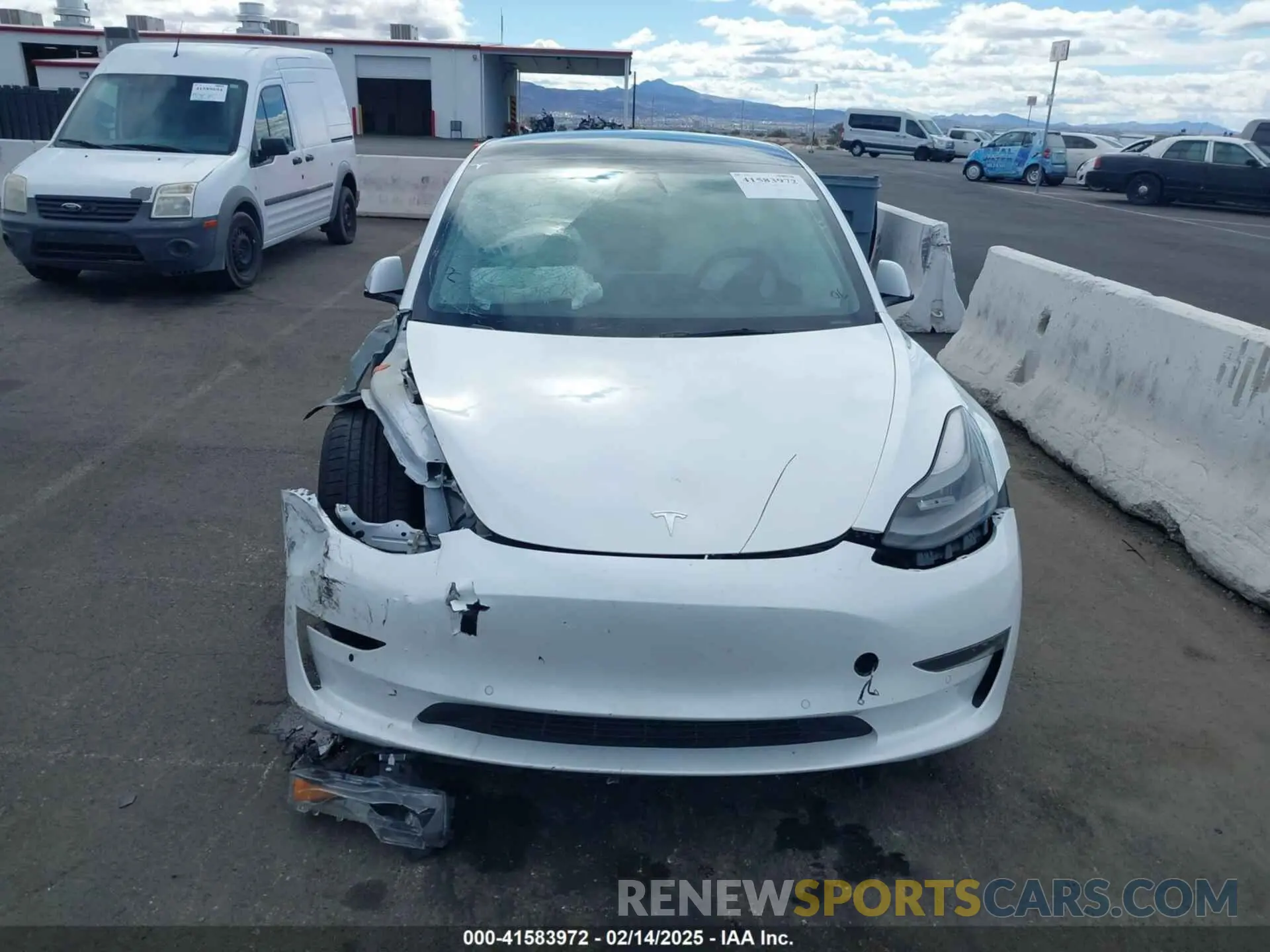 6 fotografías del automóvil dañado 5YJ3E1EC6NF111958 TESLA MODEL 3 2022