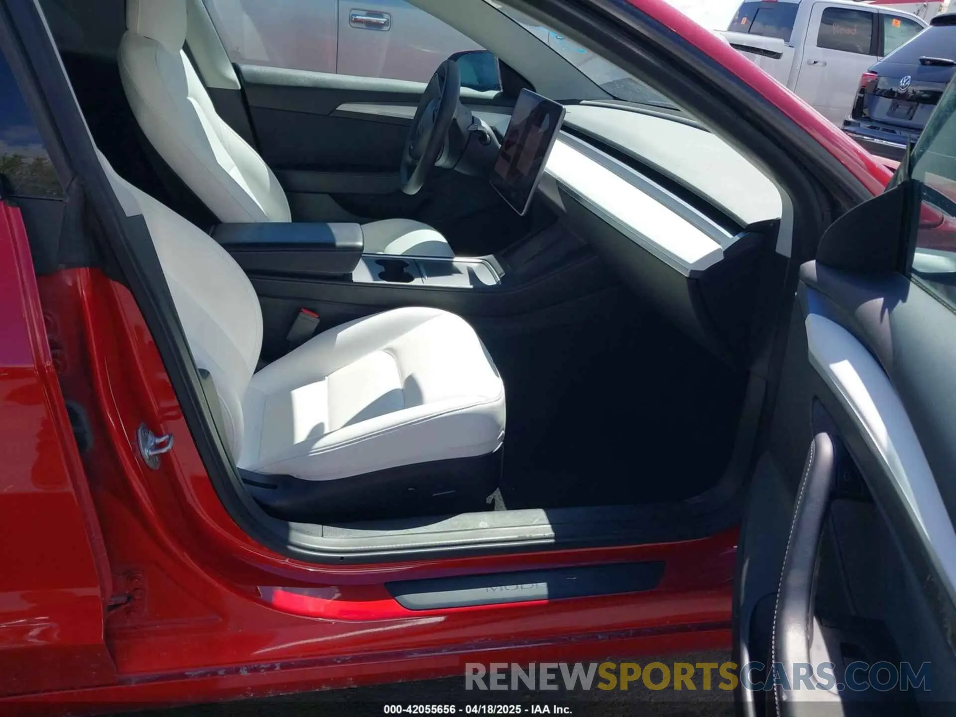 5 fotografías del automóvil dañado 5YJ3E1EC6NF127433 TESLA MODEL 3 2022