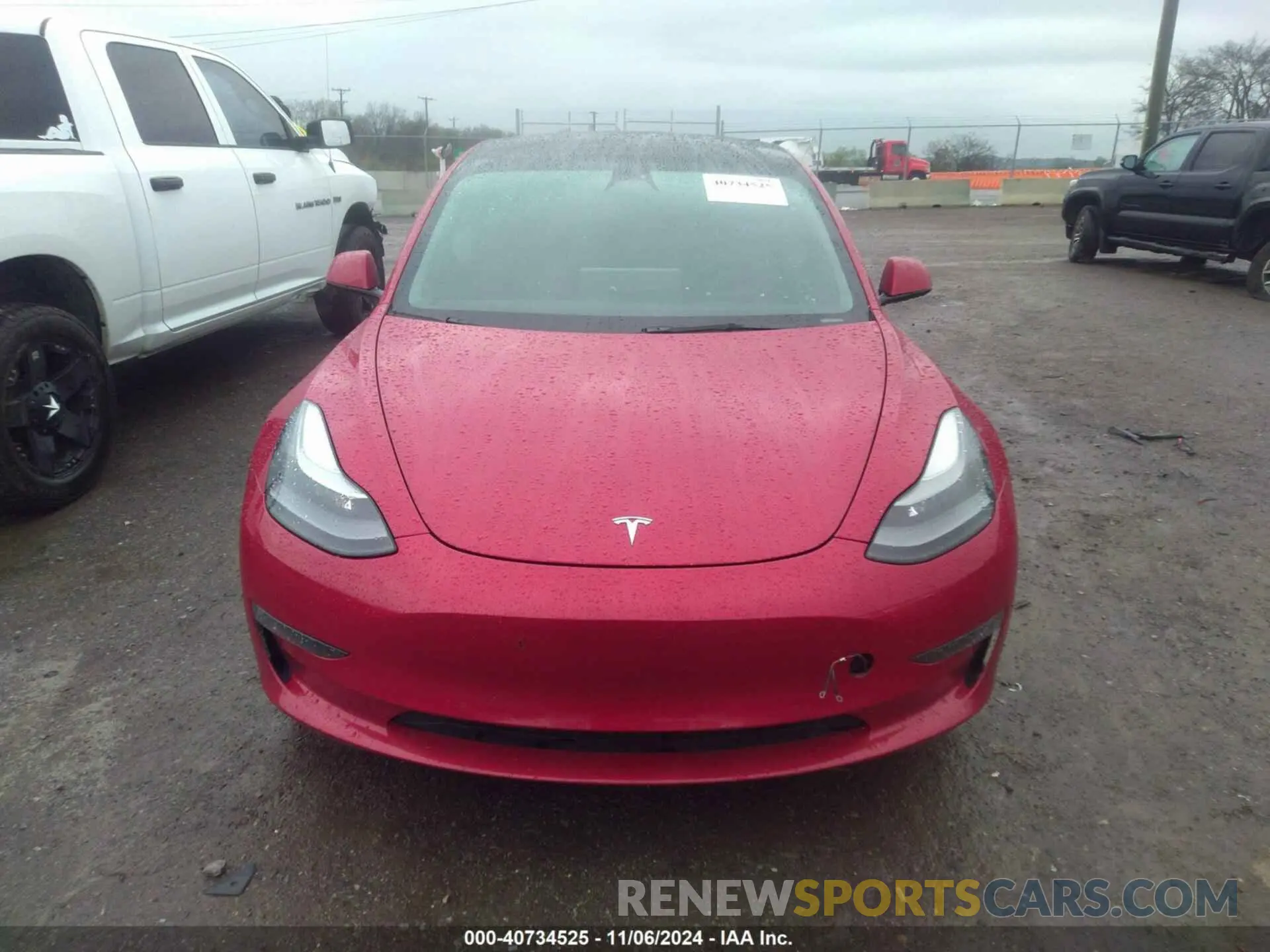 12 fotografías del automóvil dañado 5YJ3E1EC6NF165731 TESLA MODEL 3 2022