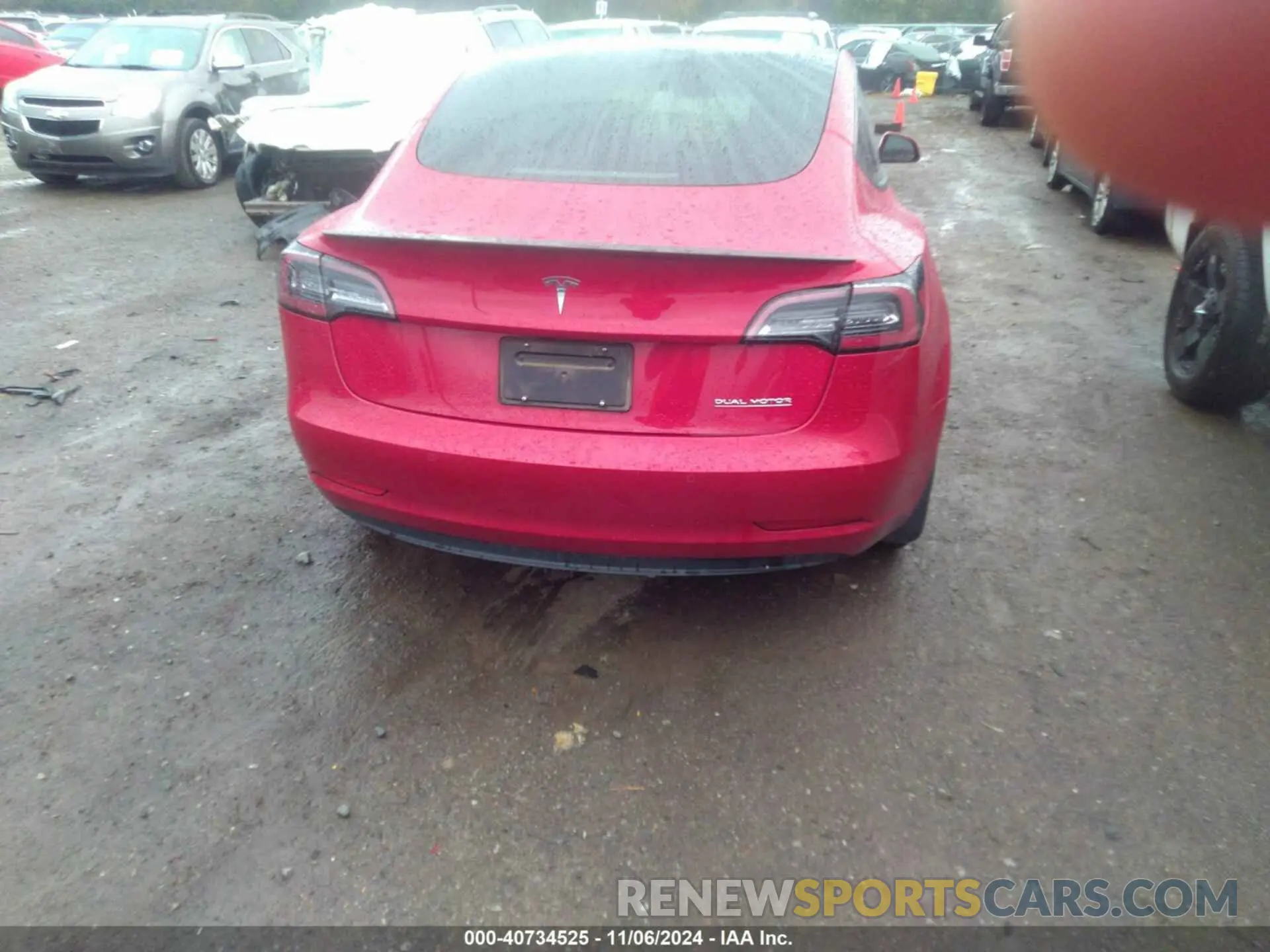 16 fotografías del automóvil dañado 5YJ3E1EC6NF165731 TESLA MODEL 3 2022
