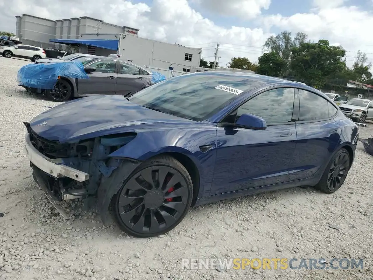 1 fotografías del automóvil dañado 5YJ3E1EC6NF254487 TESLA MODEL 3 2022