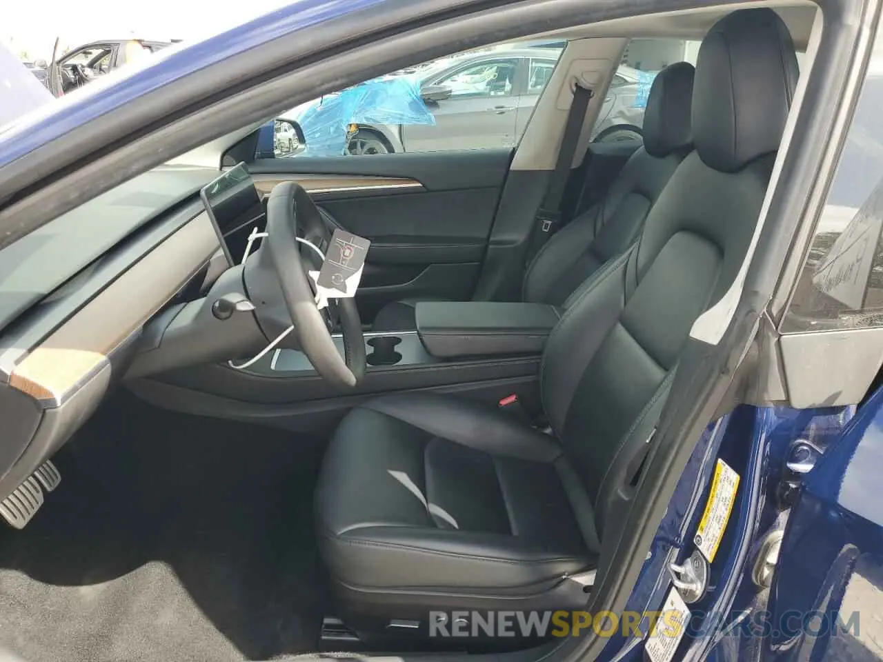 7 fotografías del automóvil dañado 5YJ3E1EC6NF254487 TESLA MODEL 3 2022