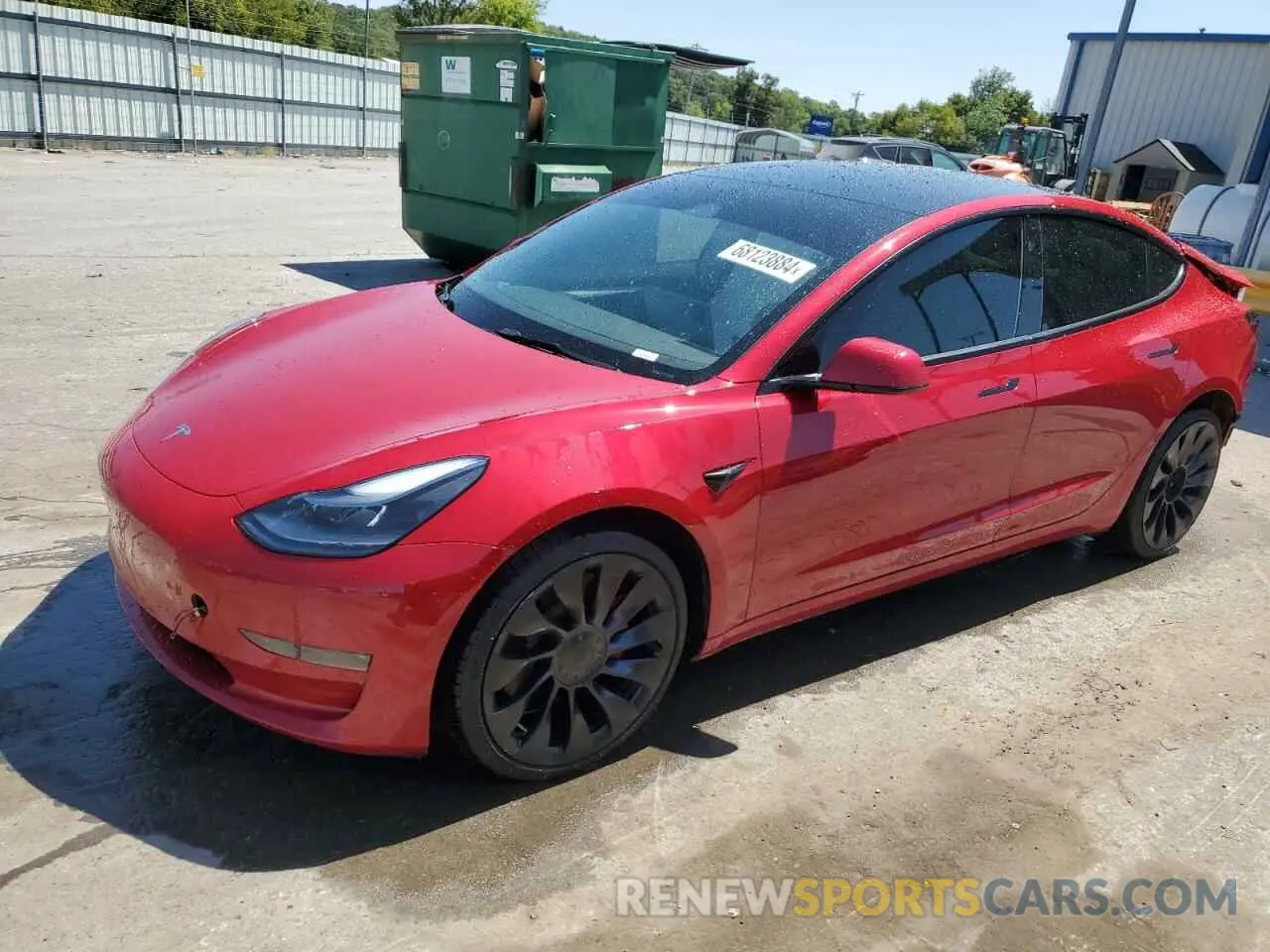 1 fotografías del automóvil dañado 5YJ3E1EC6NF262704 TESLA MODEL 3 2022