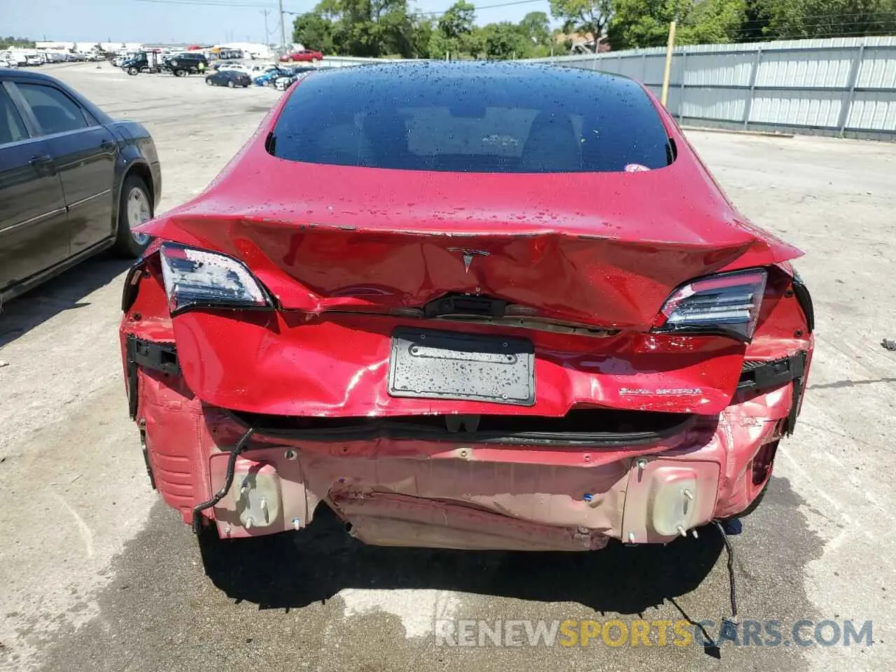 6 fotografías del automóvil dañado 5YJ3E1EC6NF262704 TESLA MODEL 3 2022