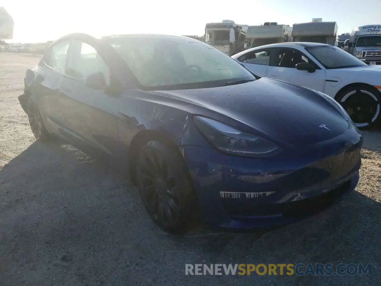 1 fotografías del automóvil dañado 5YJ3E1EC6NF321766 TESLA MODEL 3 2022