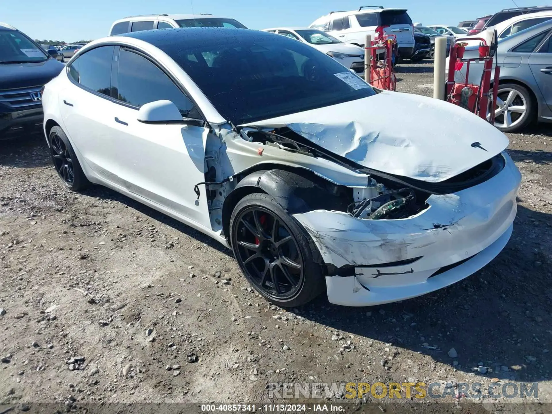 1 fotografías del automóvil dañado 5YJ3E1EC6NF342892 TESLA MODEL 3 2022