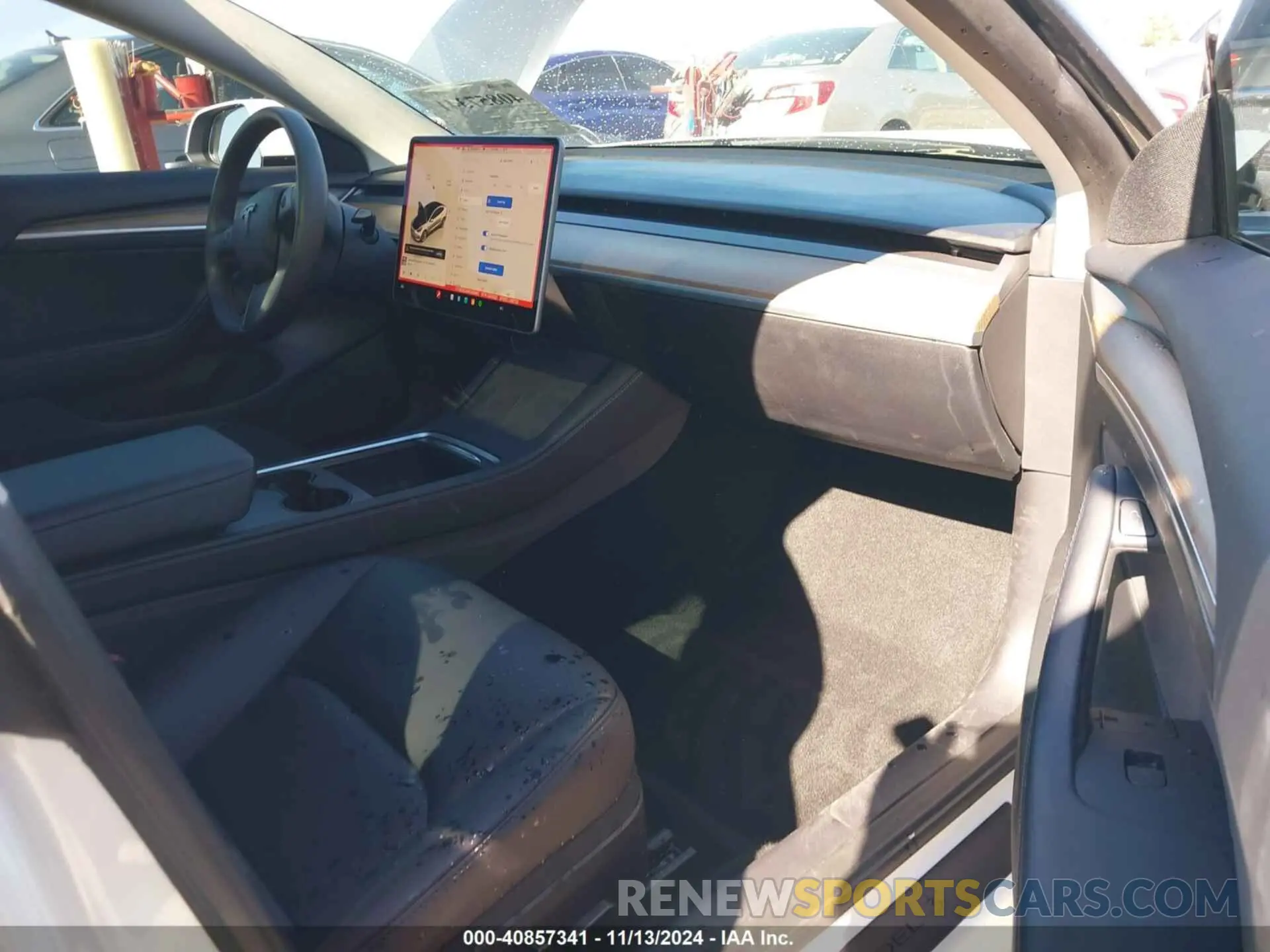 5 fotografías del automóvil dañado 5YJ3E1EC6NF342892 TESLA MODEL 3 2022