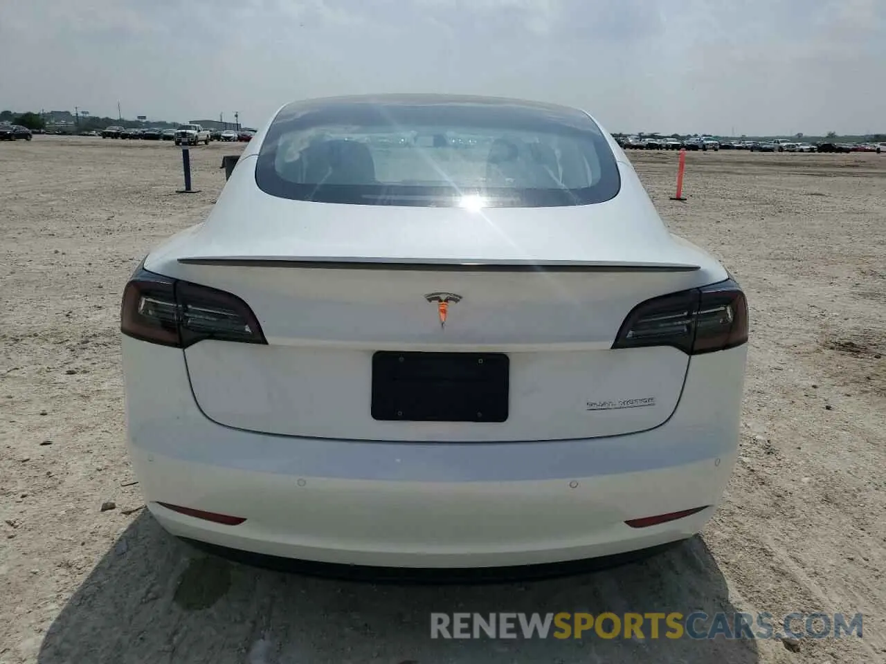 6 fotografías del automóvil dañado 5YJ3E1EC7NF138313 TESLA MODEL 3 2022