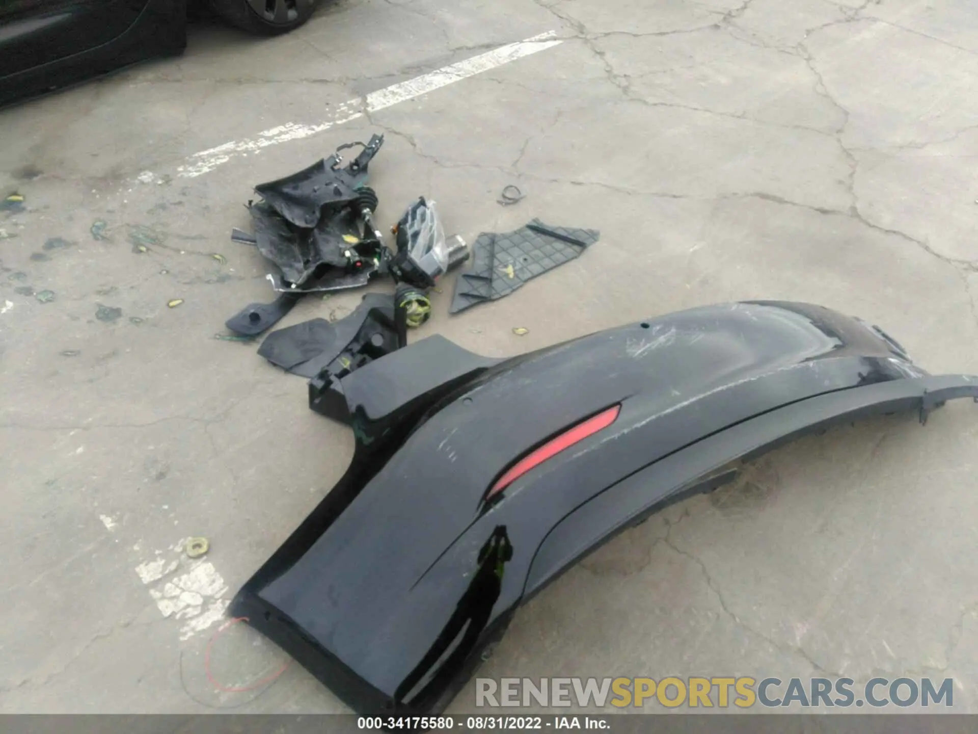 12 fotografías del automóvil dañado 5YJ3E1EC7NF143379 TESLA MODEL 3 2022