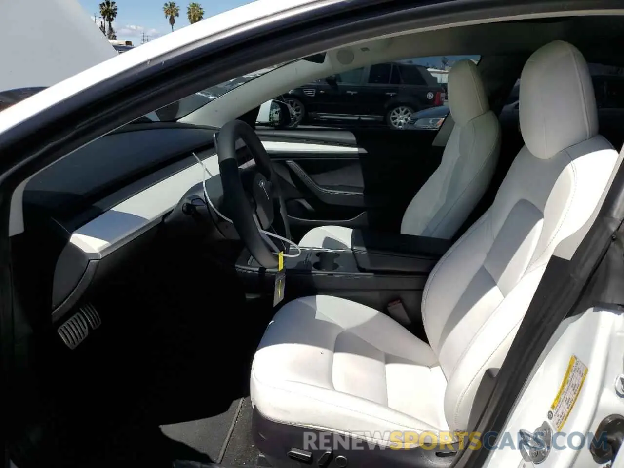 7 fotografías del automóvil dañado 5YJ3E1EC7NF248083 TESLA MODEL 3 2022