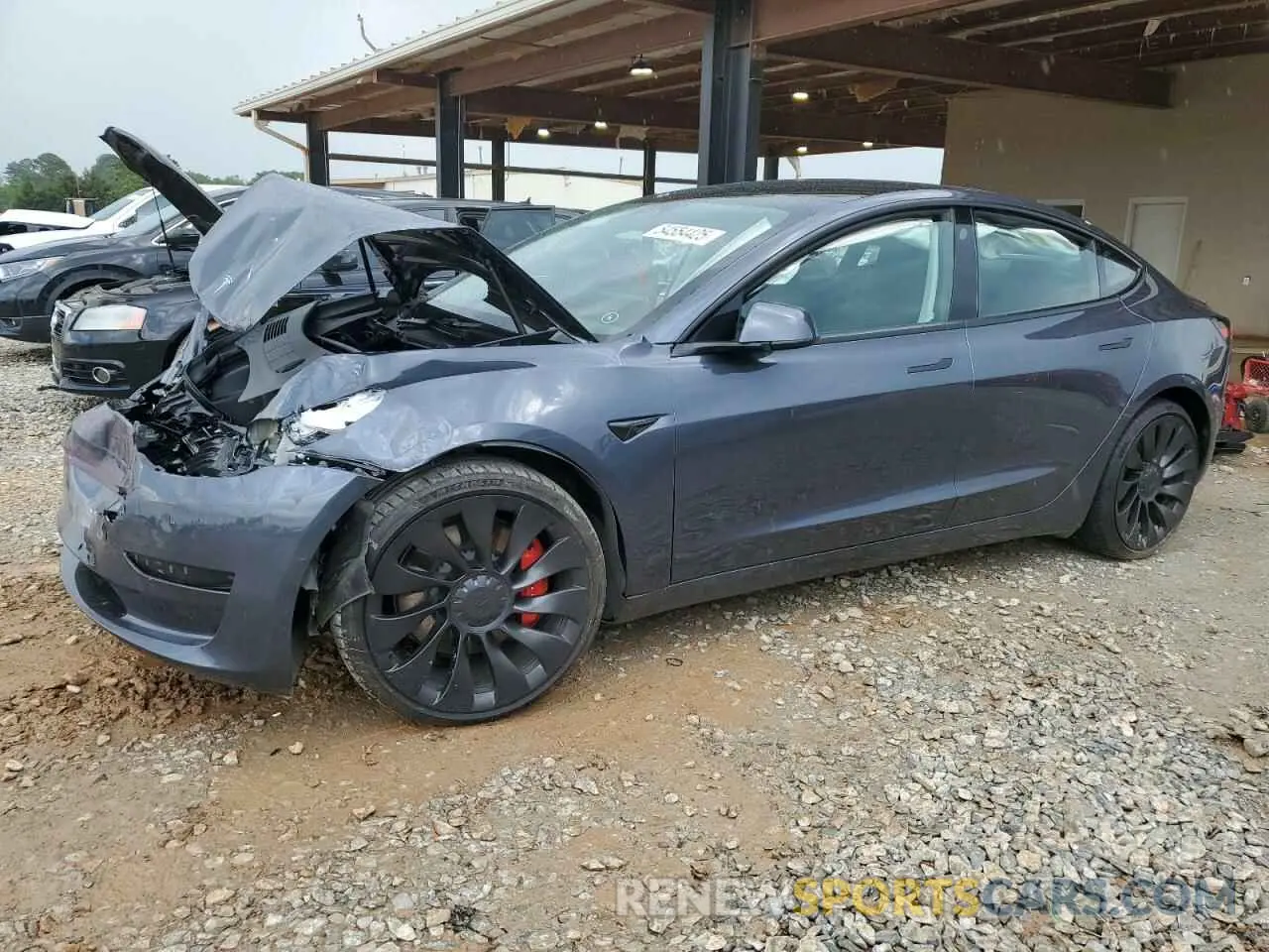 1 fotografías del automóvil dañado 5YJ3E1EC7NF268284 TESLA MODEL 3 2022