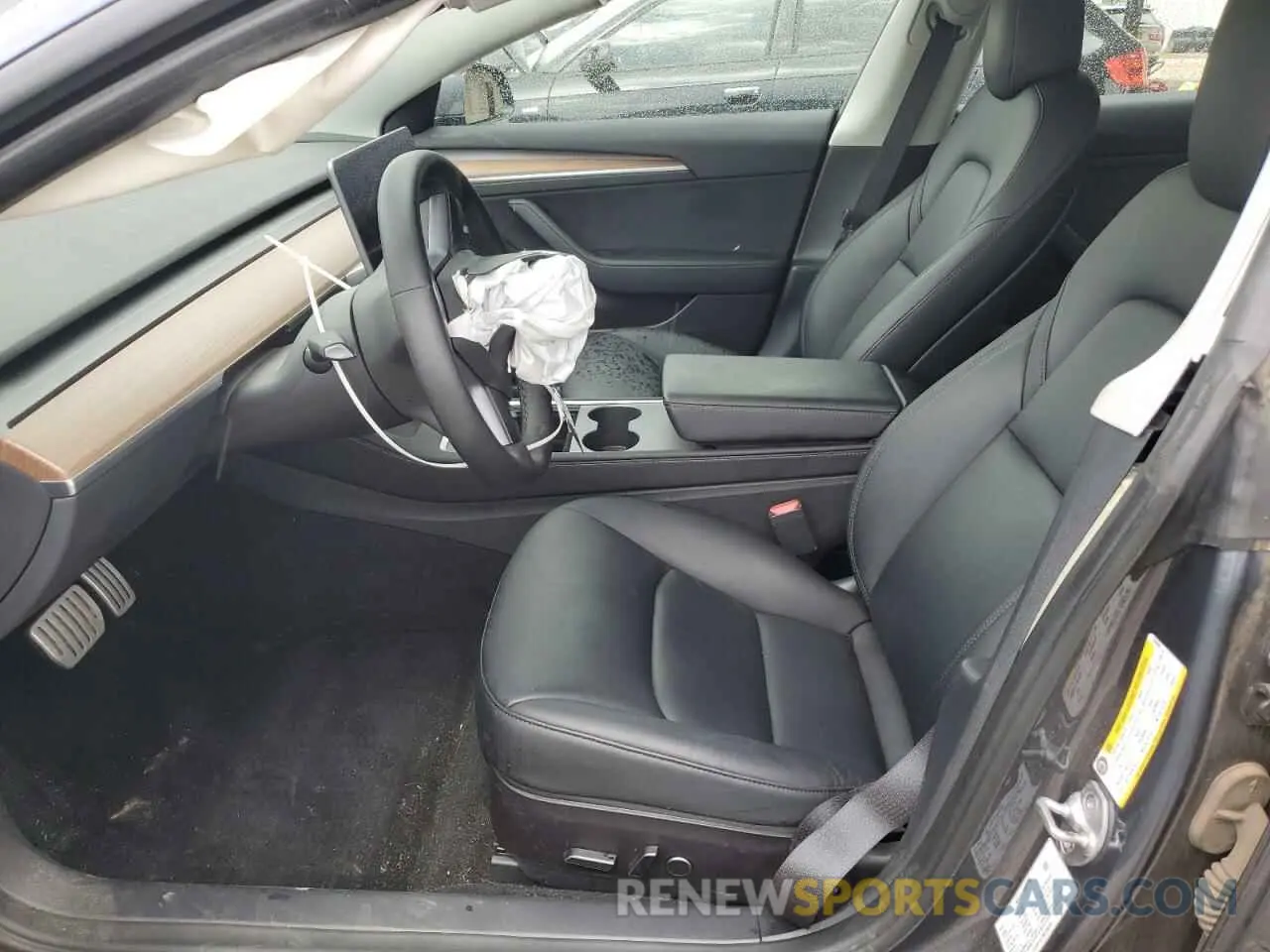7 fotografías del automóvil dañado 5YJ3E1EC7NF268284 TESLA MODEL 3 2022