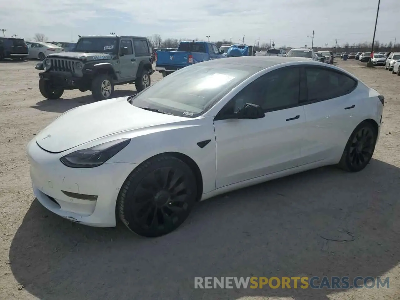 1 fotografías del automóvil dañado 5YJ3E1EC7NF294321 TESLA MODEL 3 2022