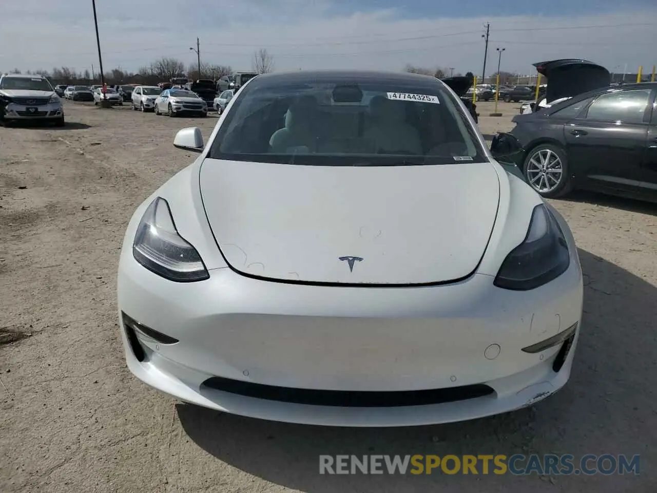 5 fotografías del automóvil dañado 5YJ3E1EC7NF294321 TESLA MODEL 3 2022