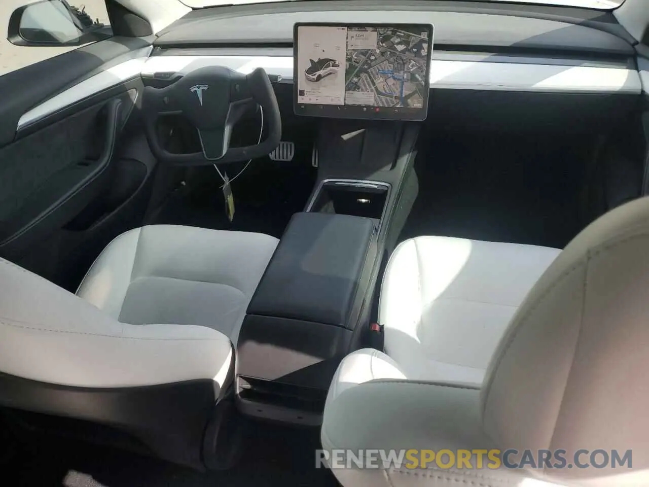 8 fotografías del automóvil dañado 5YJ3E1EC7NF294321 TESLA MODEL 3 2022