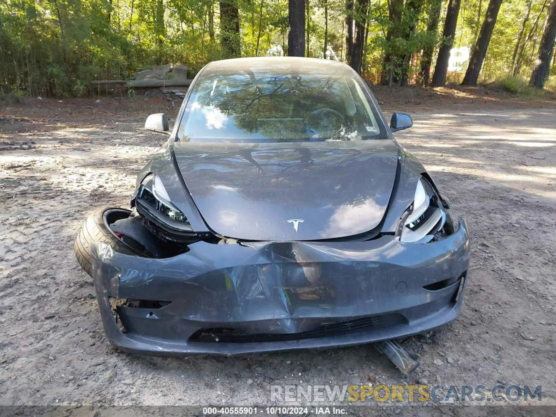 12 fotografías del automóvil dañado 5YJ3E1EC7NF329679 TESLA MODEL 3 2022