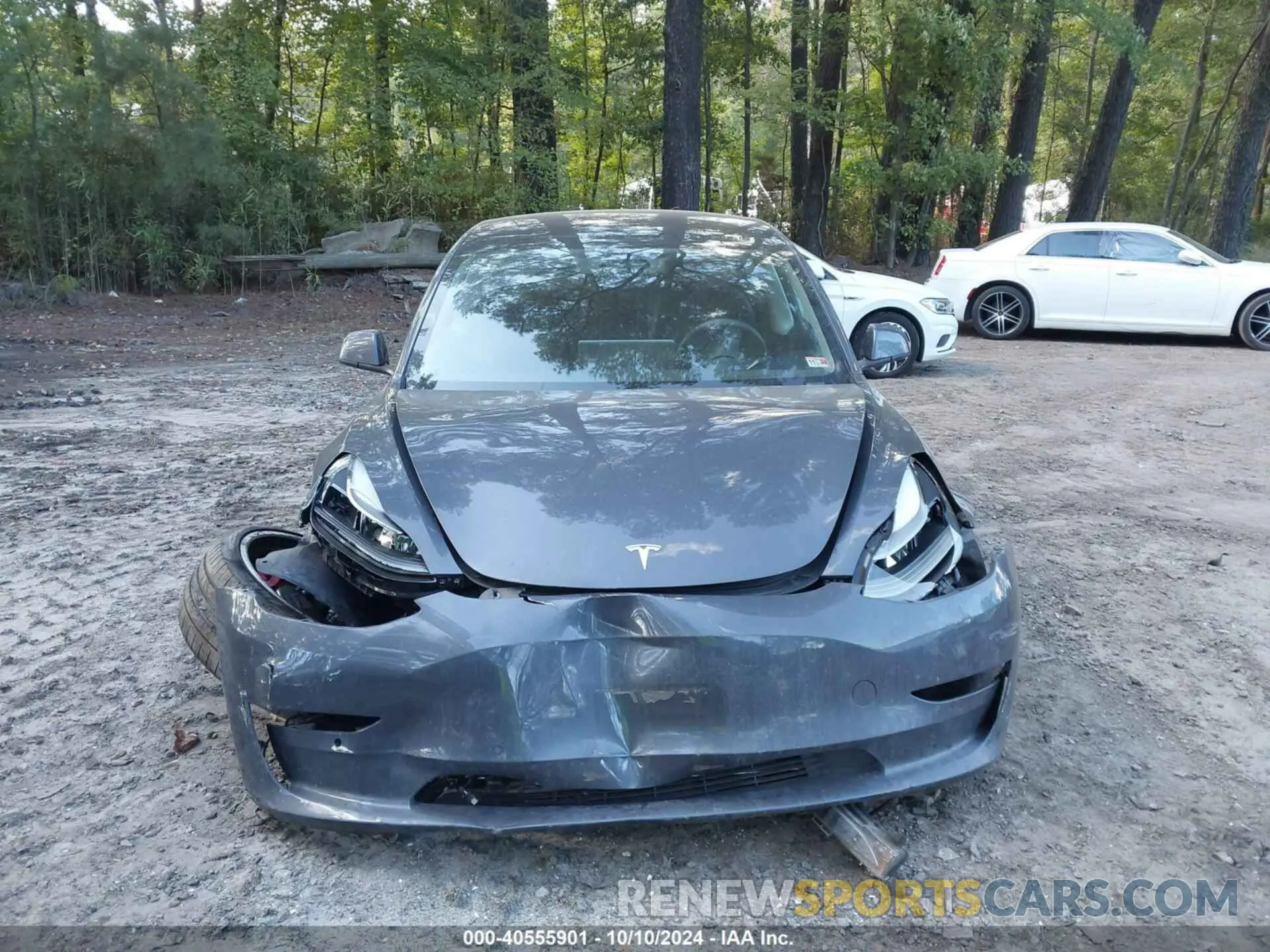 6 fotografías del automóvil dañado 5YJ3E1EC7NF329679 TESLA MODEL 3 2022