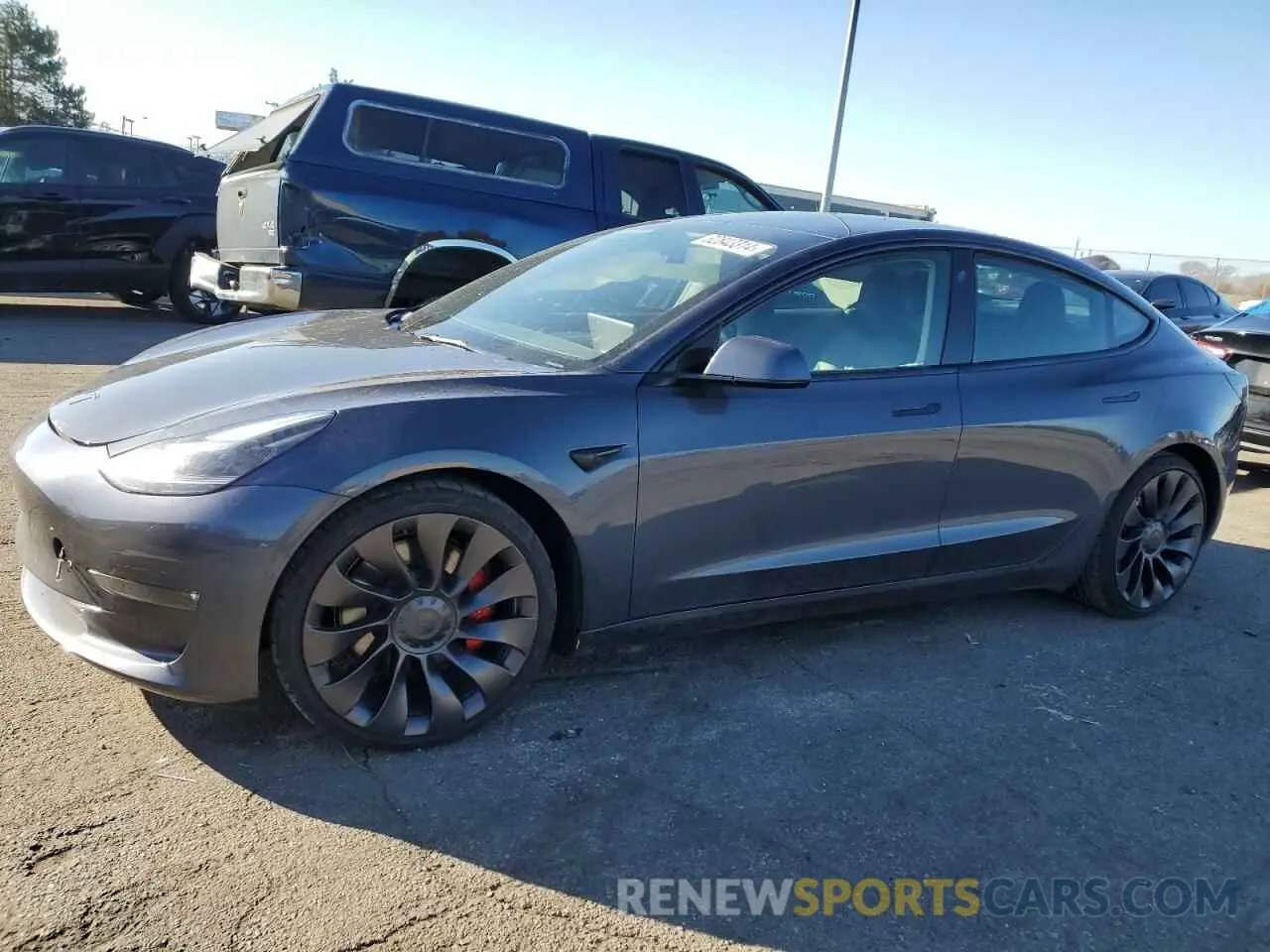 1 fotografías del automóvil dañado 5YJ3E1EC8NF114408 TESLA MODEL 3 2022