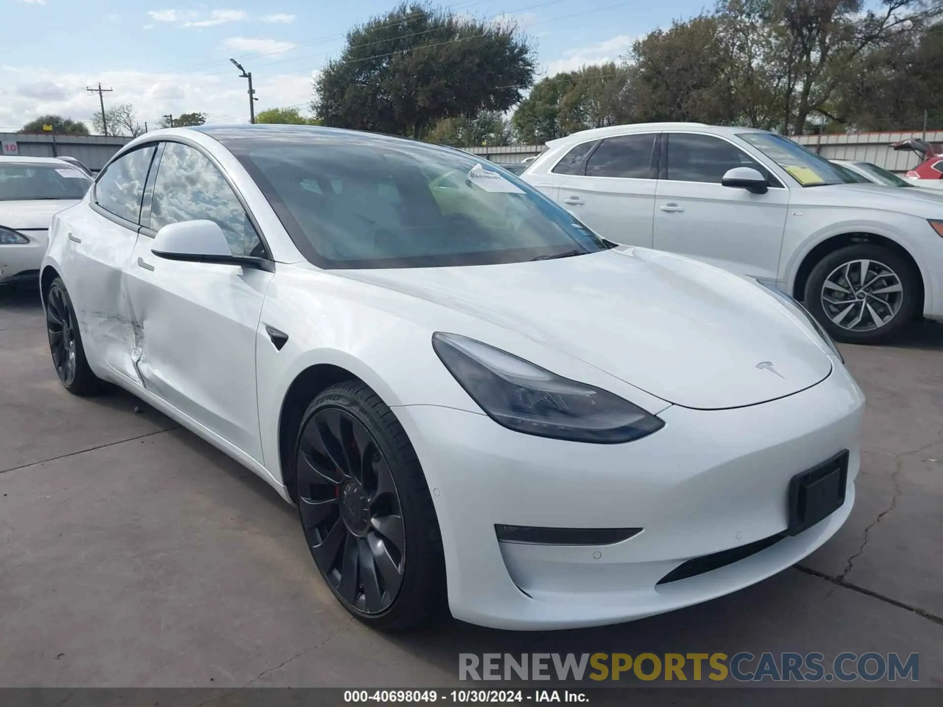 1 fotografías del automóvil dañado 5YJ3E1EC8NF163155 TESLA MODEL 3 2022