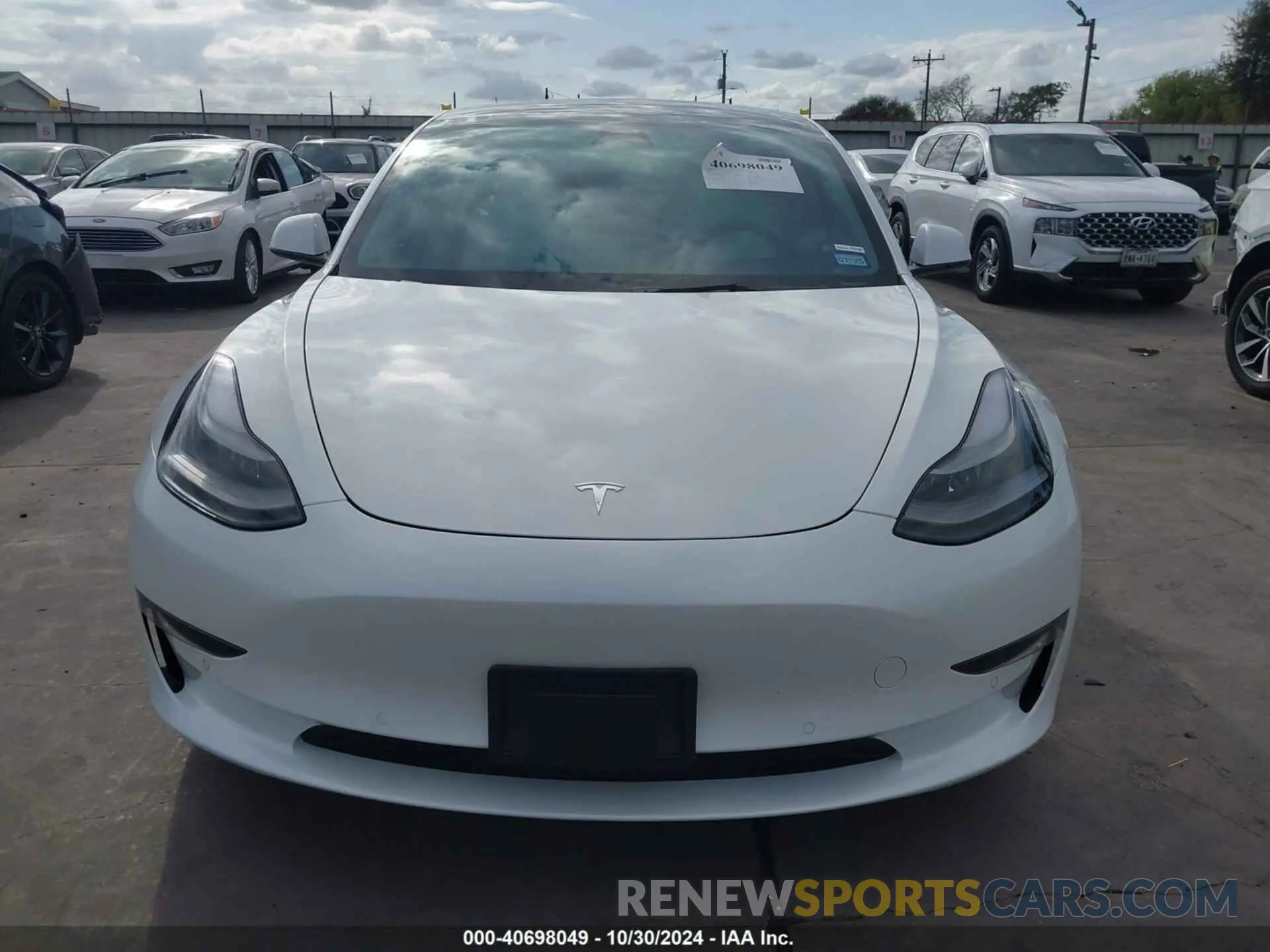 12 fotografías del automóvil dañado 5YJ3E1EC8NF163155 TESLA MODEL 3 2022