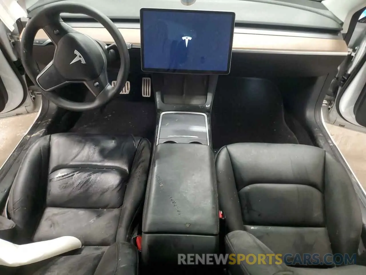 8 fotografías del automóvil dañado 5YJ3E1EC8NF200530 TESLA MODEL 3 2022