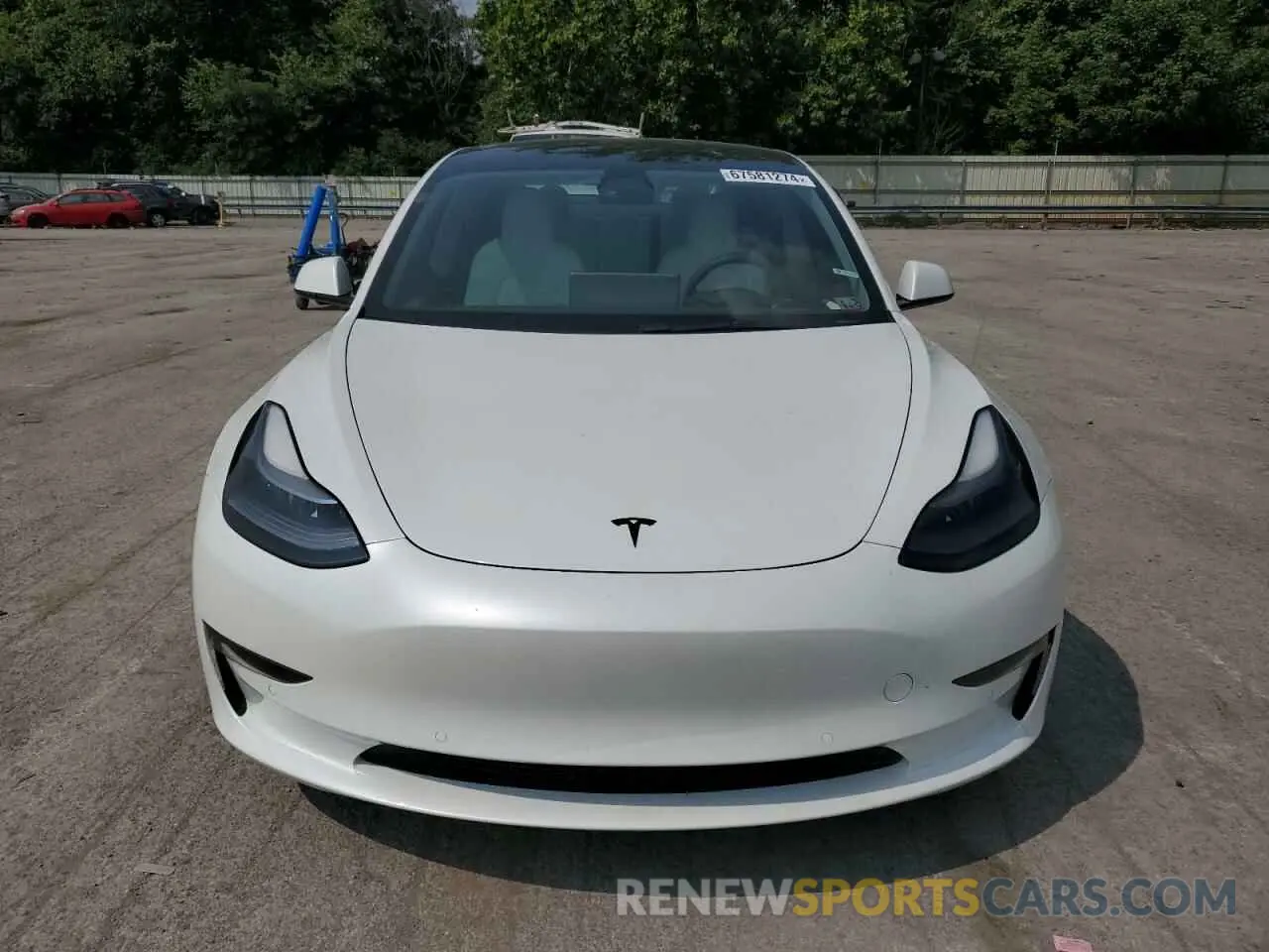 5 fotografías del automóvil dañado 5YJ3E1EC8NF269850 TESLA MODEL 3 2022