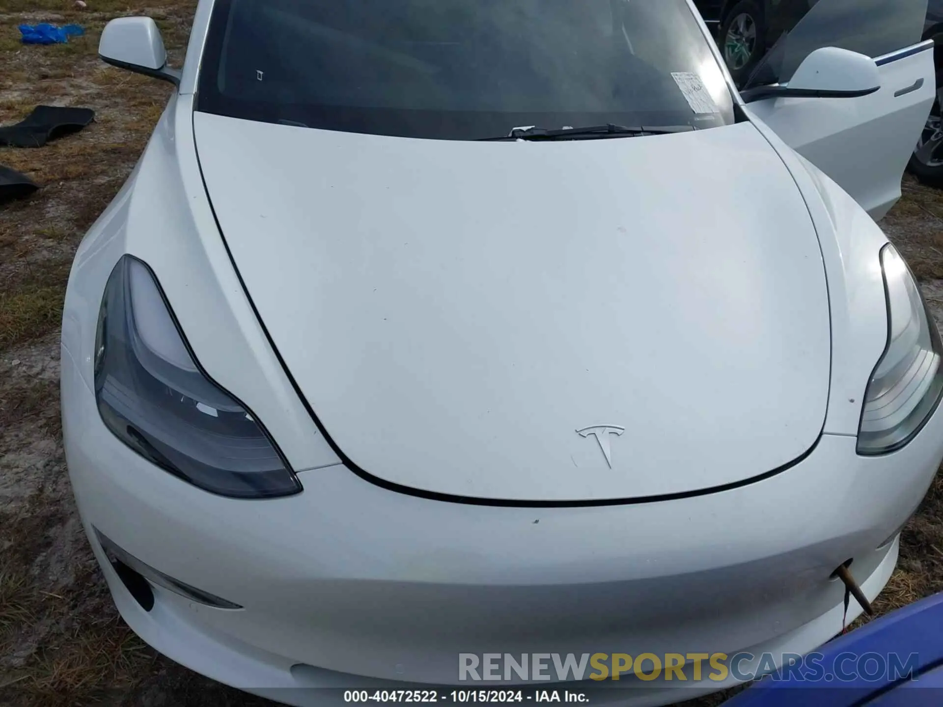 10 fotografías del automóvil dañado 5YJ3E1EC8NF347477 TESLA MODEL 3 2022