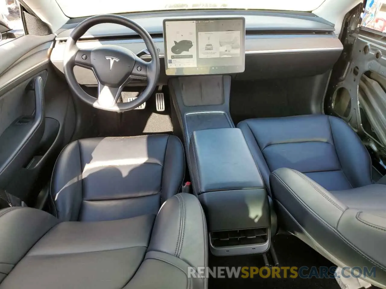 8 fotografías del automóvil dañado 5YJ3E1EC9NF130911 TESLA MODEL 3 2022