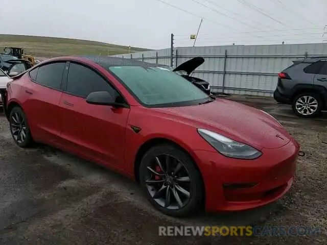 10 fotografías del automóvil dañado 5YJ3E1EC9NF236839 TESLA MODEL 3 2022