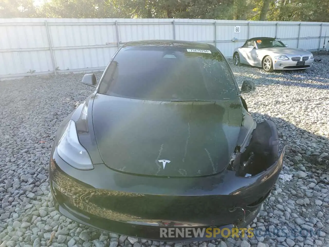 5 fotografías del automóvil dañado 5YJ3E1ECXNF103264 TESLA MODEL 3 2022