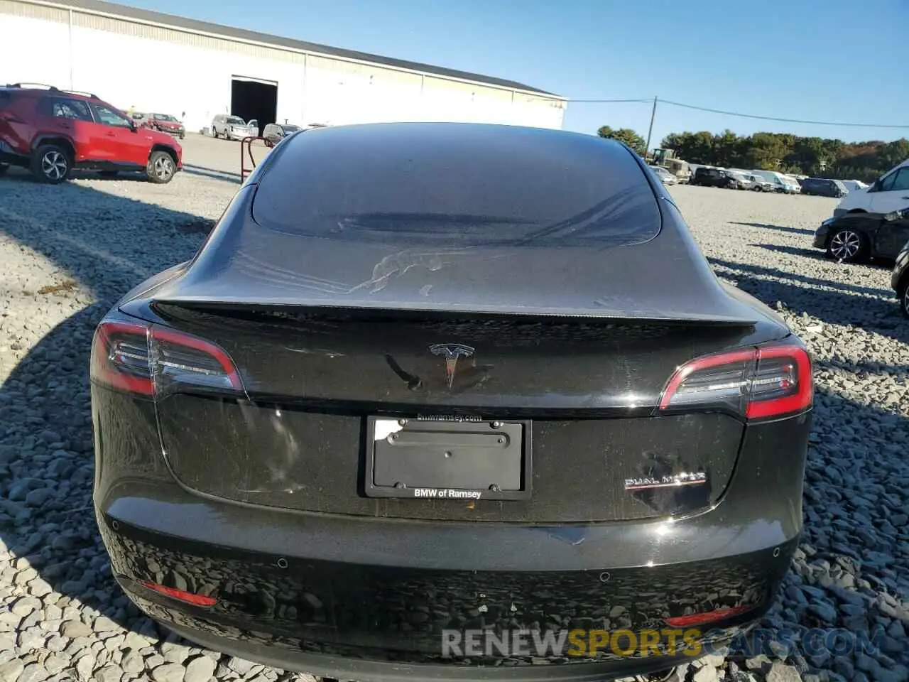 6 fotografías del automóvil dañado 5YJ3E1ECXNF103264 TESLA MODEL 3 2022