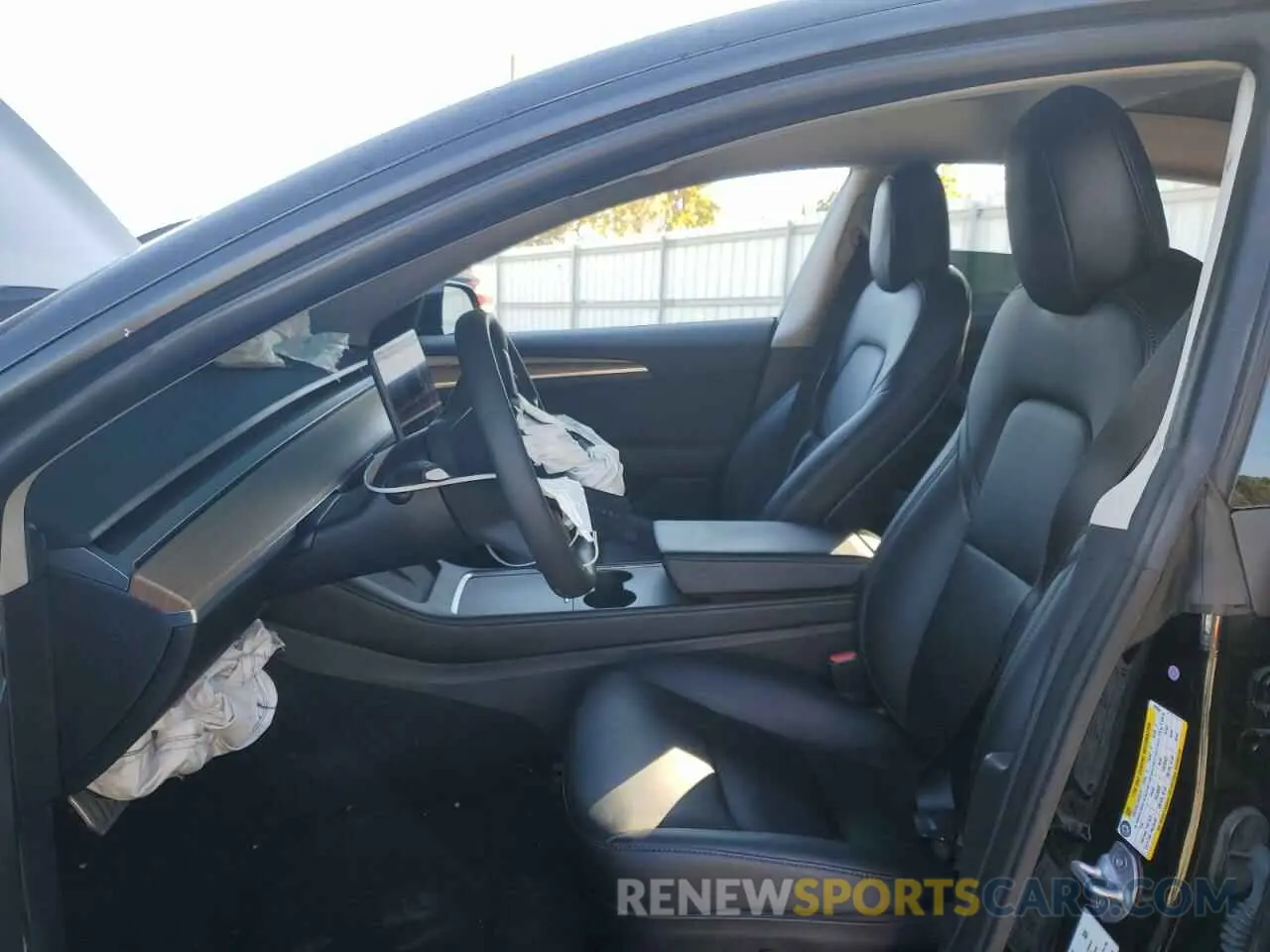 7 fotografías del automóvil dañado 5YJ3E1ECXNF103264 TESLA MODEL 3 2022