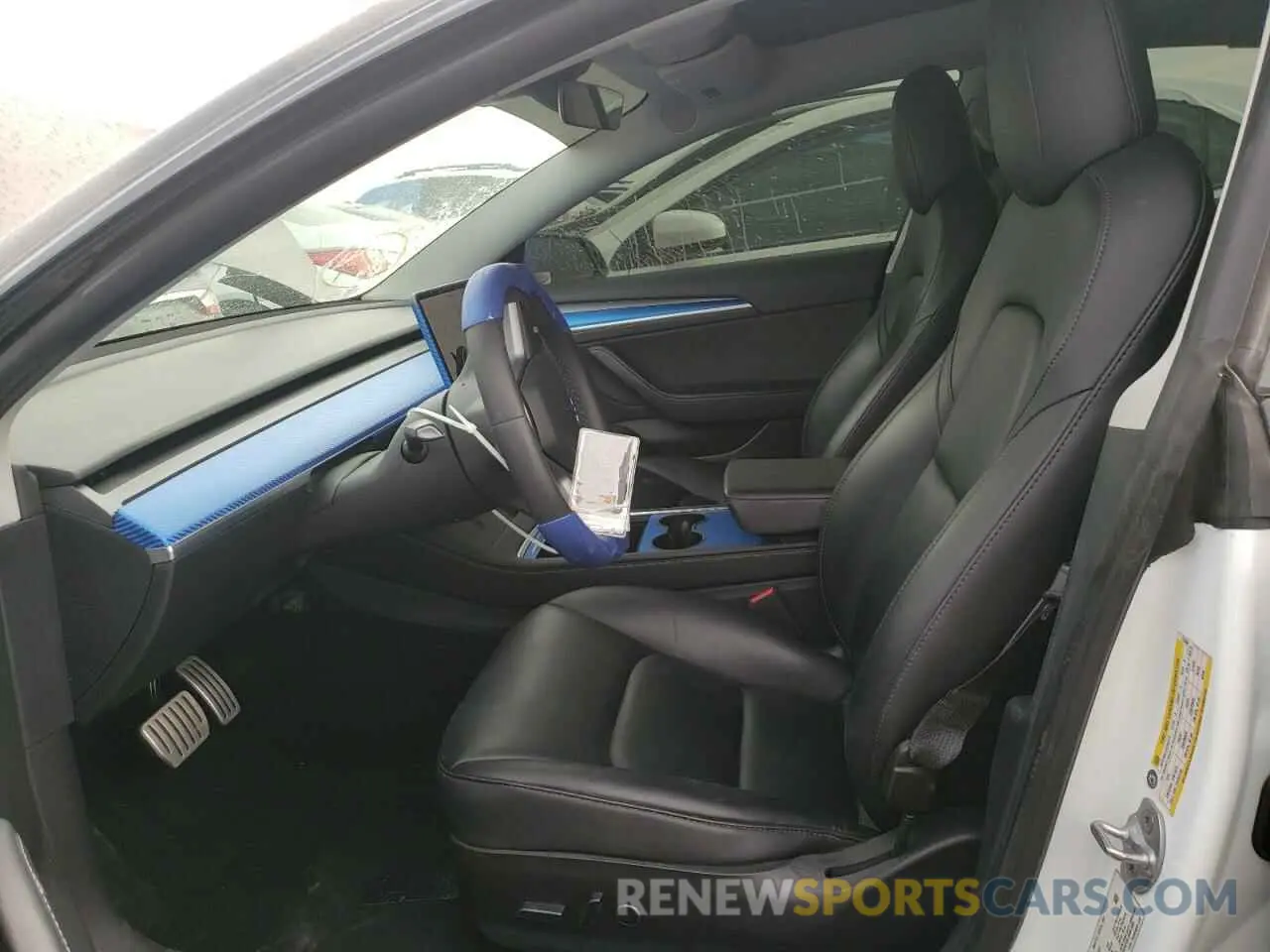 7 fotografías del automóvil dañado 5YJ3E1ECXNF125846 TESLA MODEL 3 2022