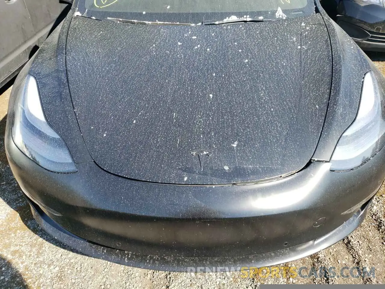 7 fotografías del automóvil dañado 5YJ3E1ECXNF126415 TESLA MODEL 3 2022