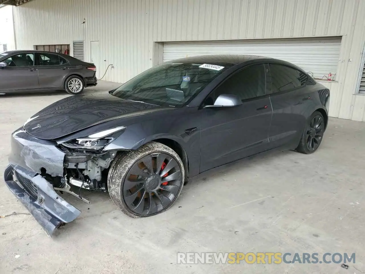 1 fotografías del automóvil dañado 5YJ3E1ECXNF166414 TESLA MODEL 3 2022