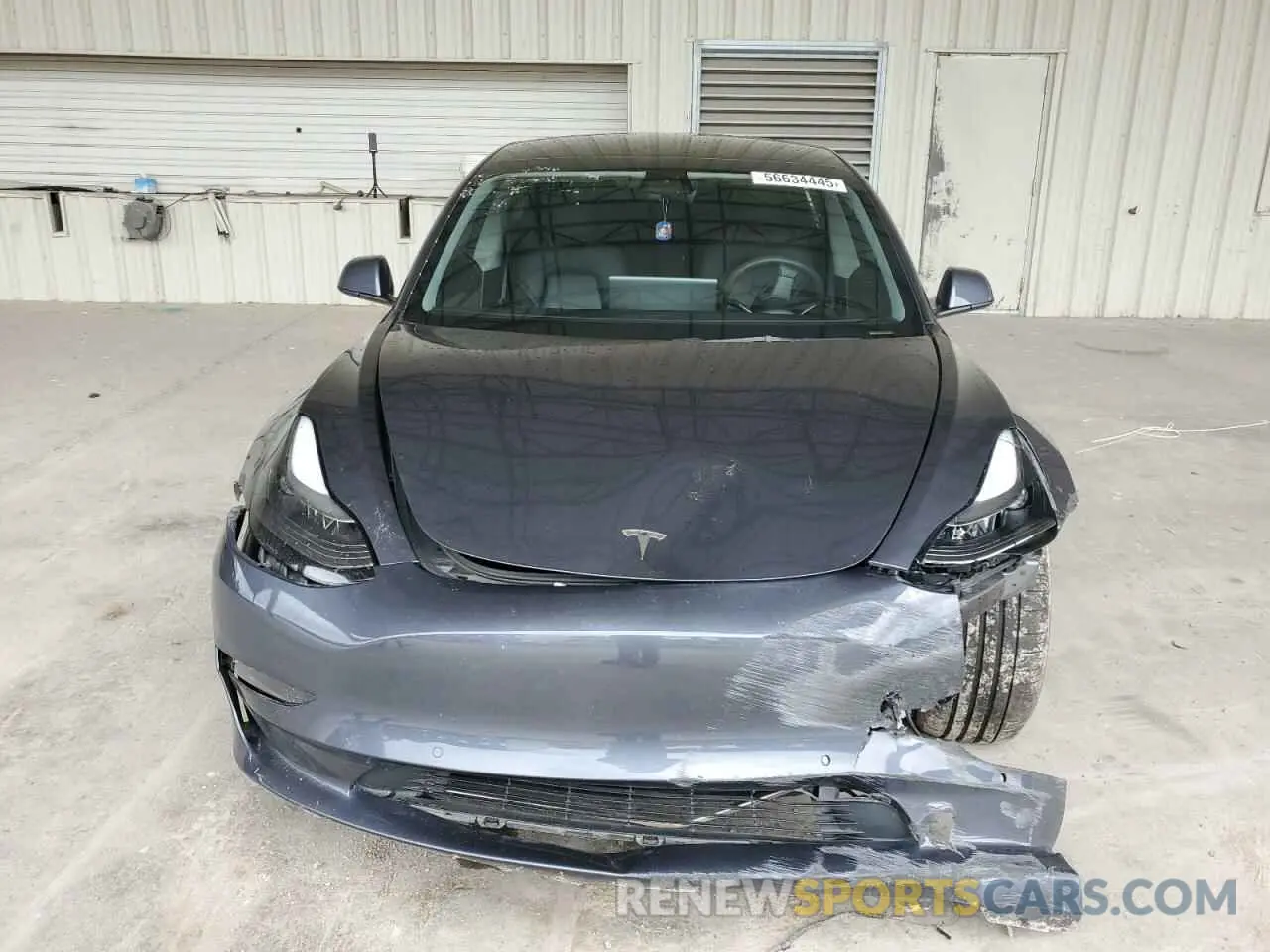 5 fotografías del automóvil dañado 5YJ3E1ECXNF166414 TESLA MODEL 3 2022