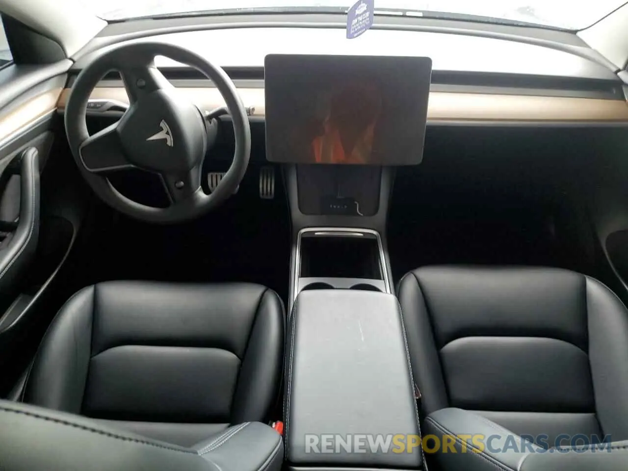 8 fotografías del automóvil dañado 5YJ3E1ECXNF166414 TESLA MODEL 3 2022