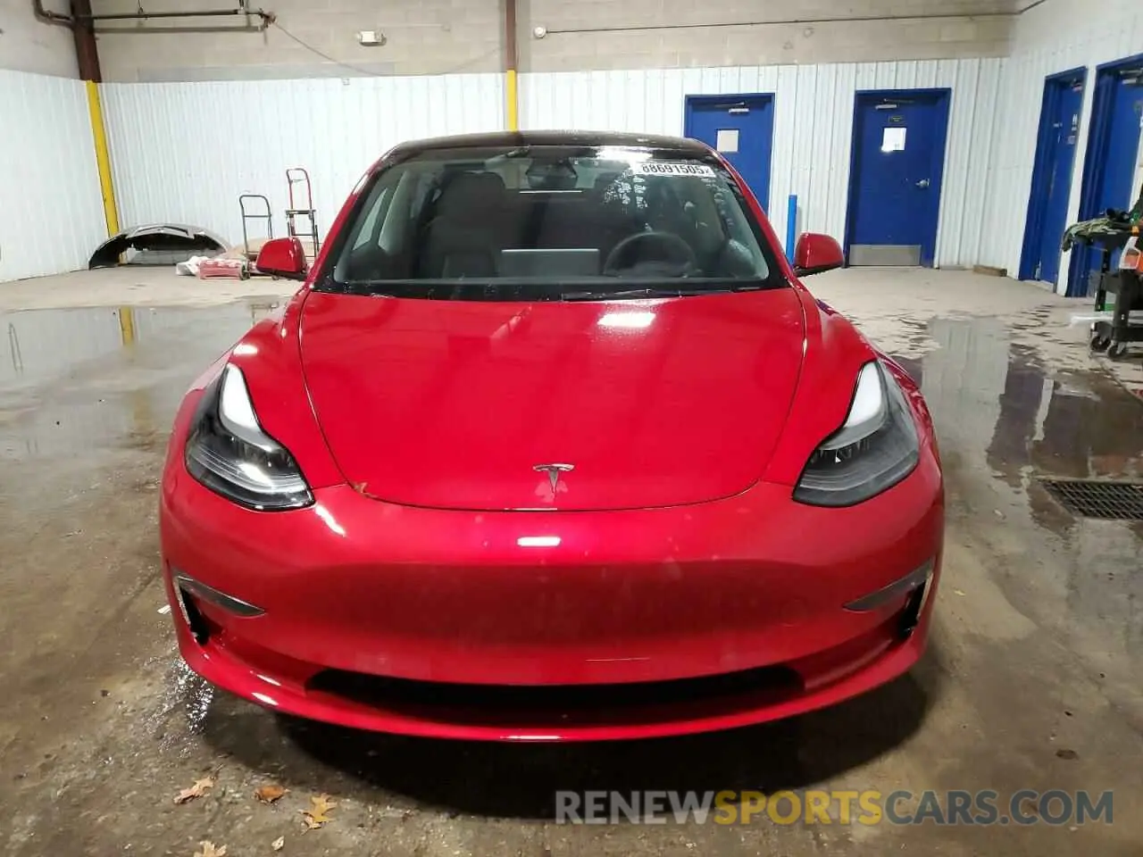 5 fotografías del automóvil dañado 5YJ3E1ECXNF193516 TESLA MODEL 3 2022