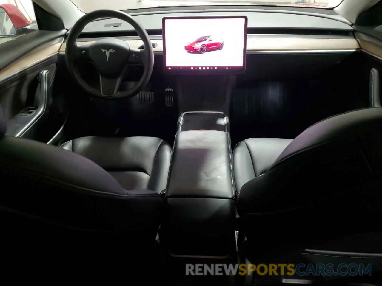 8 fotografías del automóvil dañado 5YJ3E1ECXNF193516 TESLA MODEL 3 2022