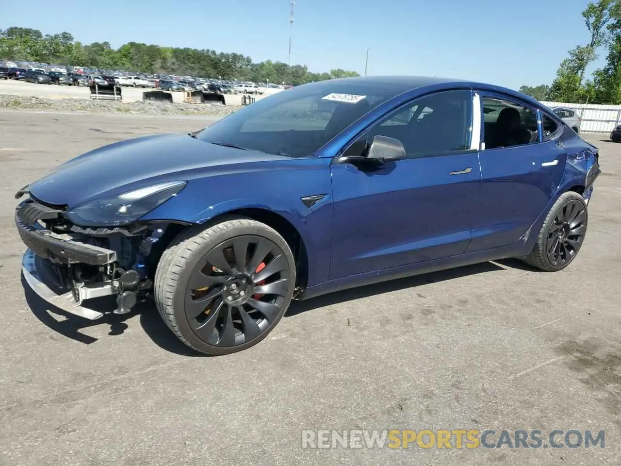 1 fotografías del automóvil dañado 5YJ3E1ECXNF261118 TESLA MODEL 3 2022