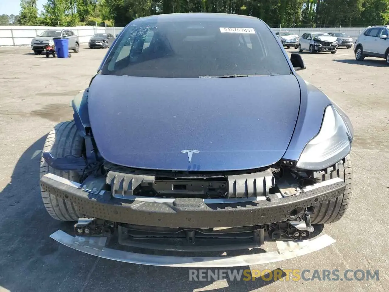 5 fotografías del automóvil dañado 5YJ3E1ECXNF261118 TESLA MODEL 3 2022