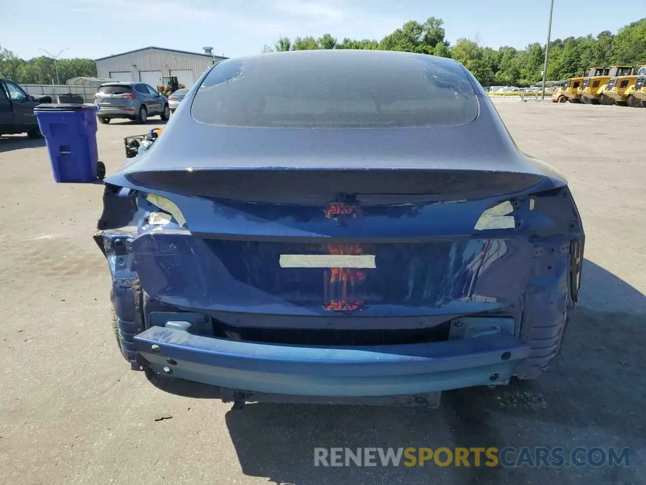 6 fotografías del automóvil dañado 5YJ3E1ECXNF261118 TESLA MODEL 3 2022