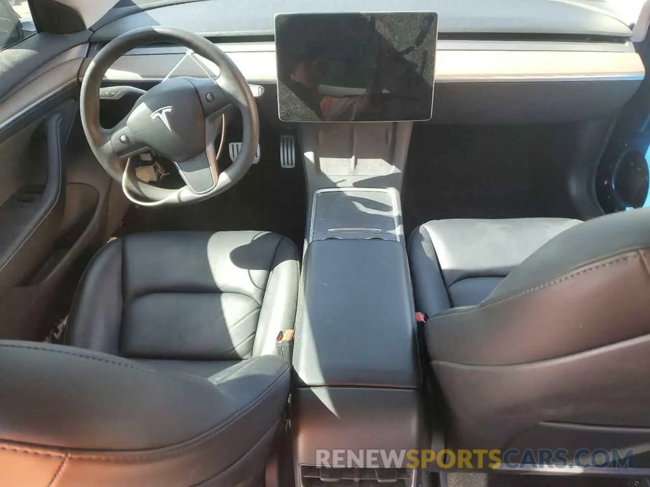 8 fotografías del automóvil dañado 5YJ3E1ECXNF261118 TESLA MODEL 3 2022